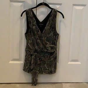 Express Size 8 Dressy Sleeveless Top